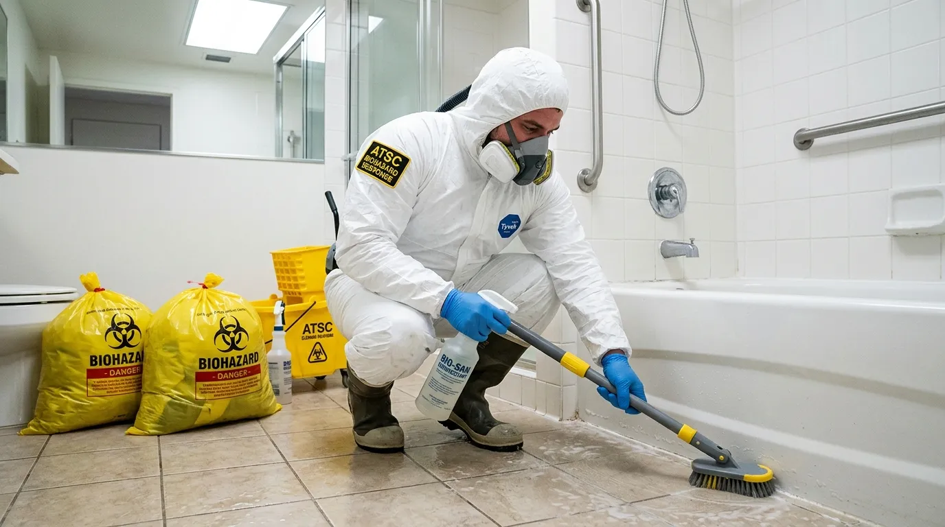 Decontamination equipment deployed for Blood Cleanup in Lewis Center